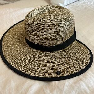 Calia Black and Tan Women's Sun Hat